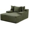 Bigsofa Lunaris Grün B: 125 Cm - Grün, Design, Textil (125/63/170cm) - P & B
