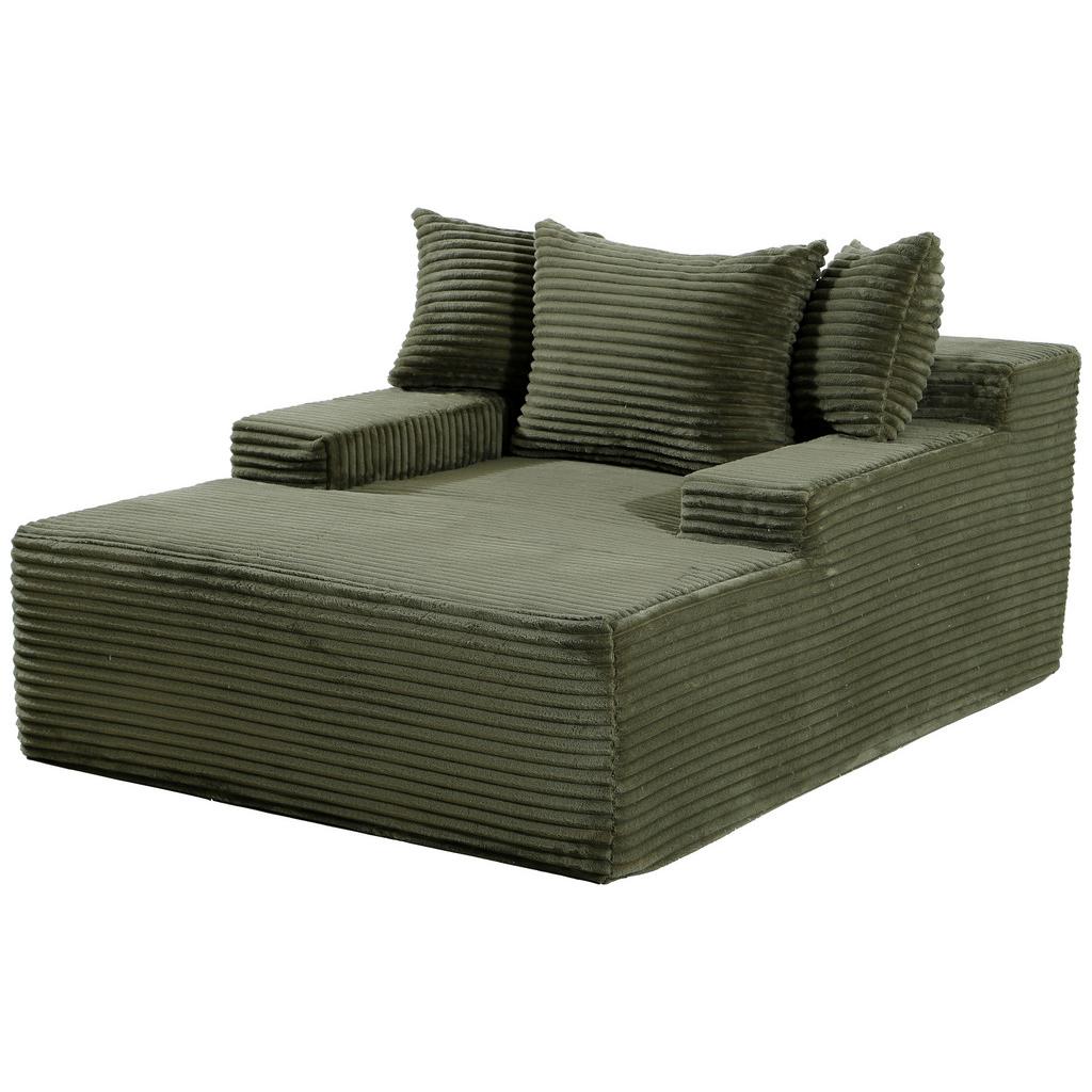 Bigsofa Lunaris Grün B: 125 cm