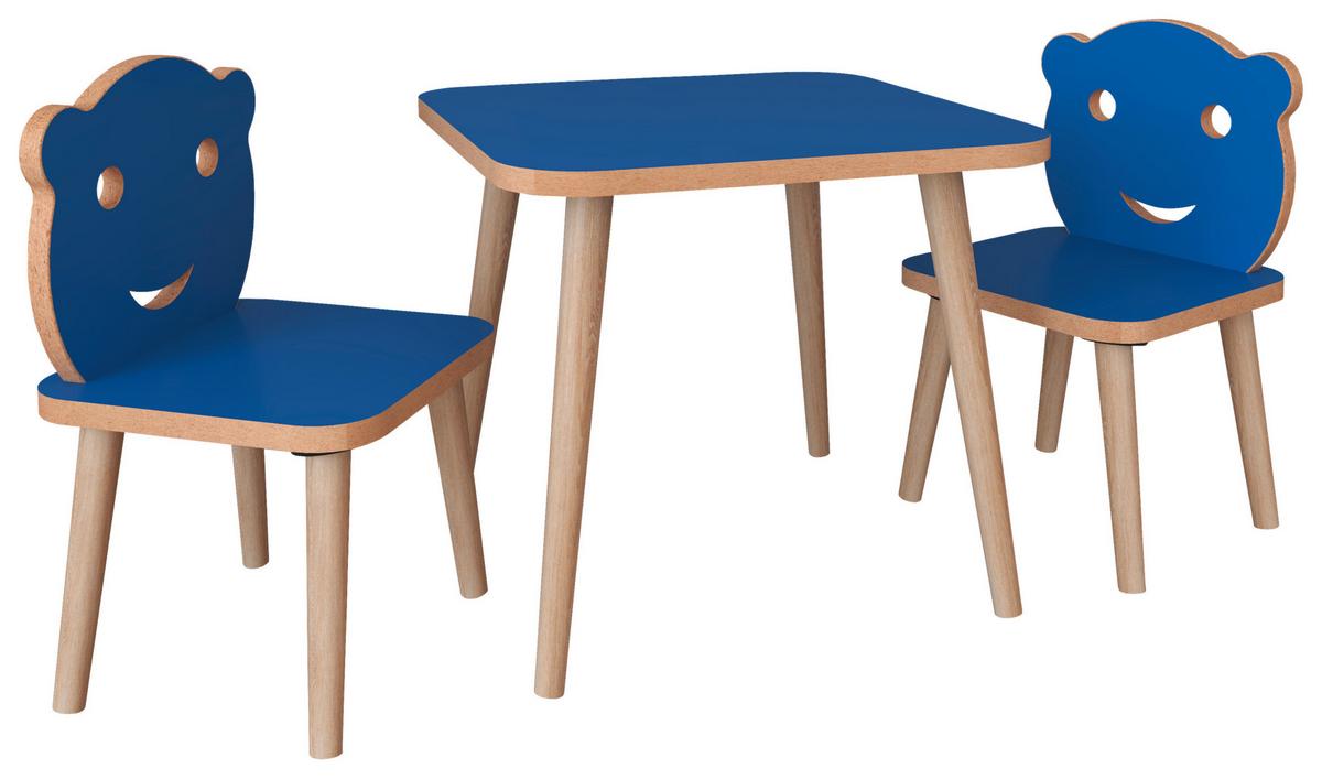 Kindersitzgruppe Lilula Blau Lilula - Blau, MODERN, Holzwerkstoff - MID.YOU