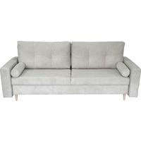 3-sitzer-sofa Mit Schlaffunktion Torenta B:220cm - Beige/Schwarz, Design, Textil (220/96/98cm) - MID.YOU