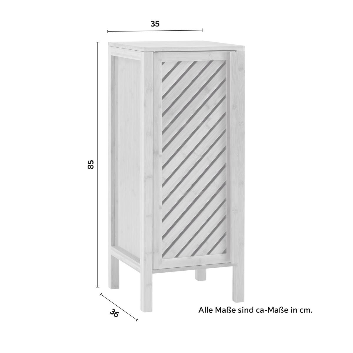 Regál do koupelny BONNY přírodní barvy - přírodní barvy, Moderní, přírodní materiály (35/85/36cm) - P & B