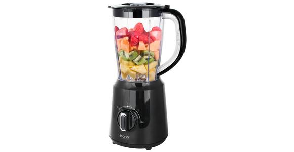 Standmixer Lola - Schwarz, KONVENTIONELL, Kunststoff/Metall (21,2/17,45/37,8cm) - Bono