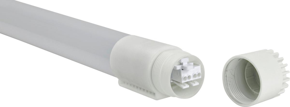 LED-Deckenleuchte L: 110 cm, für In- und Outdoor - Weiß, Basics, Kunststoff (110/4,4/4,5cm)