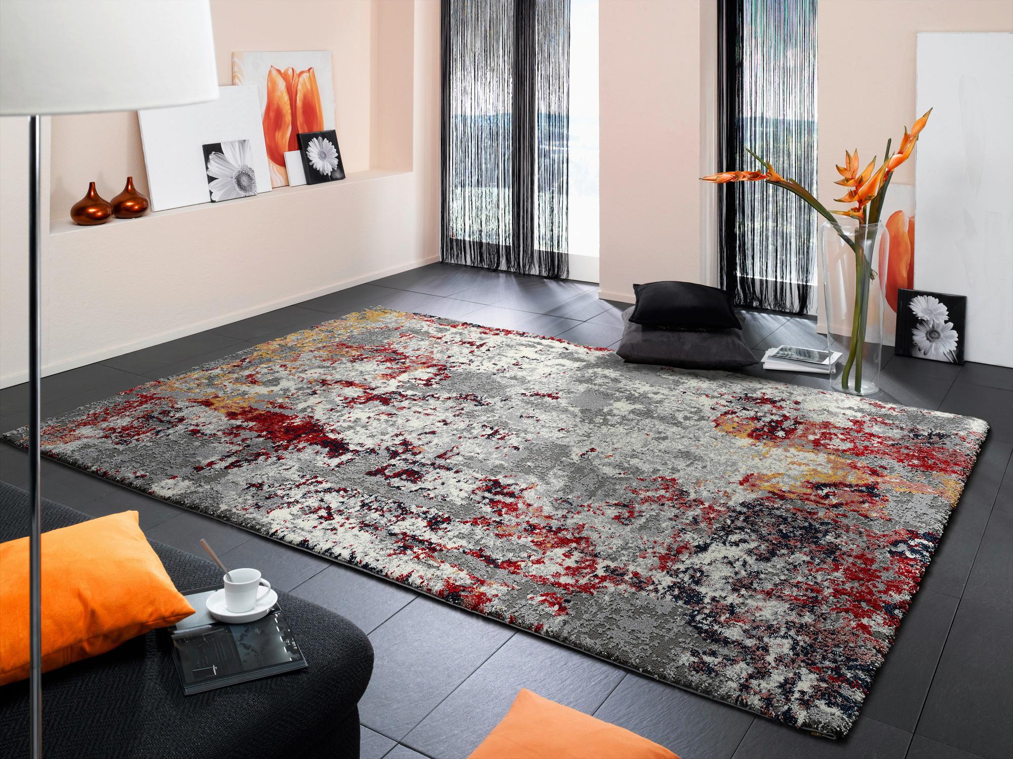 Webteppich Multicolor Timeline Firework 80x150 cm - Multicolor, Design, Textil (80/150cm) - Novel