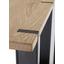 Bartisch Pablo 1 L: 120cm Eiche/Schwarz - Eichefarben/Schwarz, Design, Holz/Metall (120/50/105cm) - MID.YOU Bartisch Pablo 1 L: 120cm Eiche/Schwarz - Eichefarben/Schwarz, Design, Holz/Metall (120/50/105cm) - MID.YOU