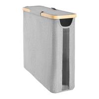 Držiak na toaletný papier ANDRE - sivá, Konventionell, kartón/textil (45/15/37cm) - Mömax