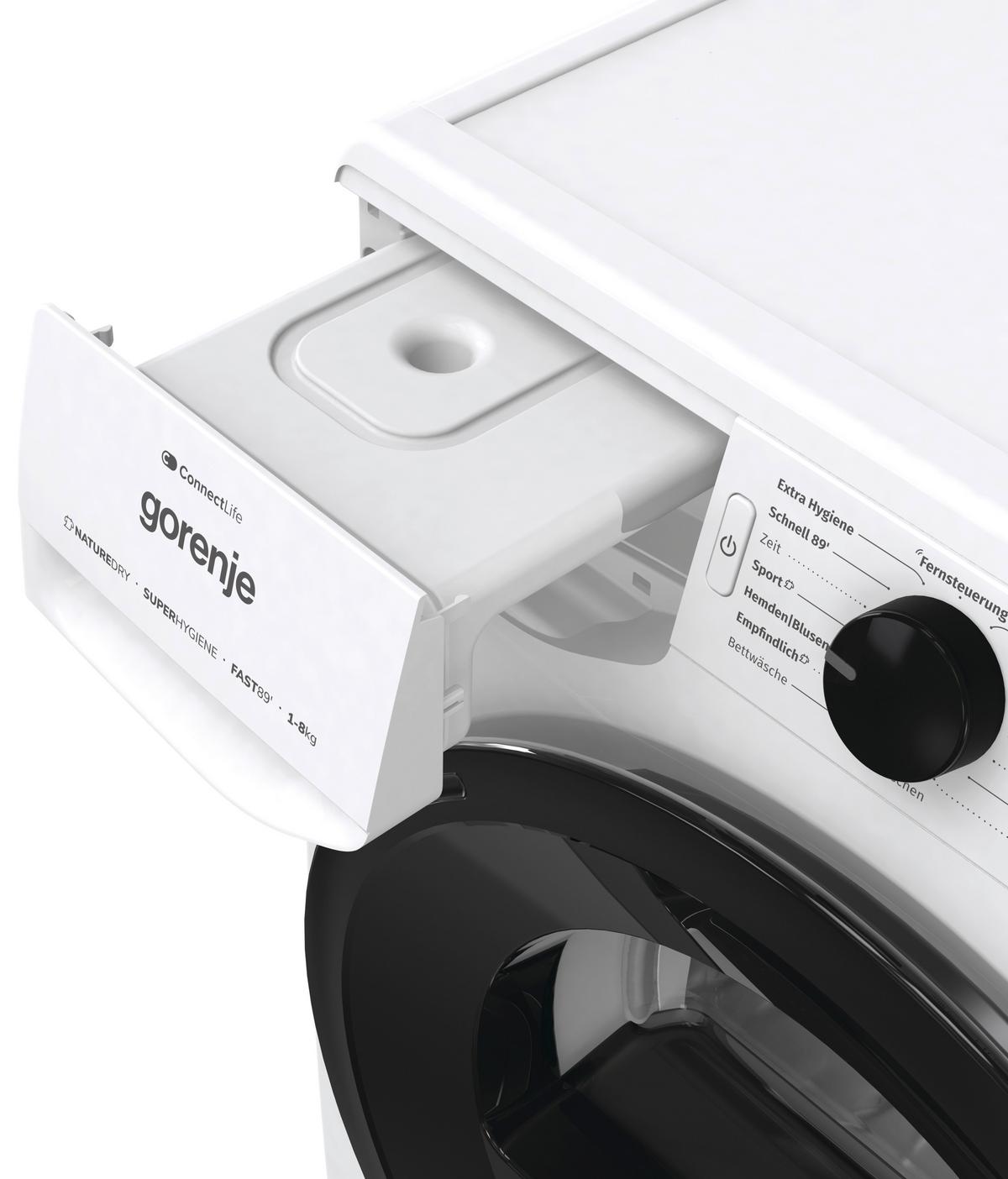 Wärmepumpentrockner Dpne82/gn - Weiß, MODERN, Glas/Kunststoff (60/85/62,5cm) - Gorenje