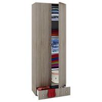 Mehrzweckschrank Vandol I Sonoma Eiche B: 70 cm - Schwarz/Sonoma Eiche, MODERN, Holzwerkstoff (70/198/39cm) - MID.YOU