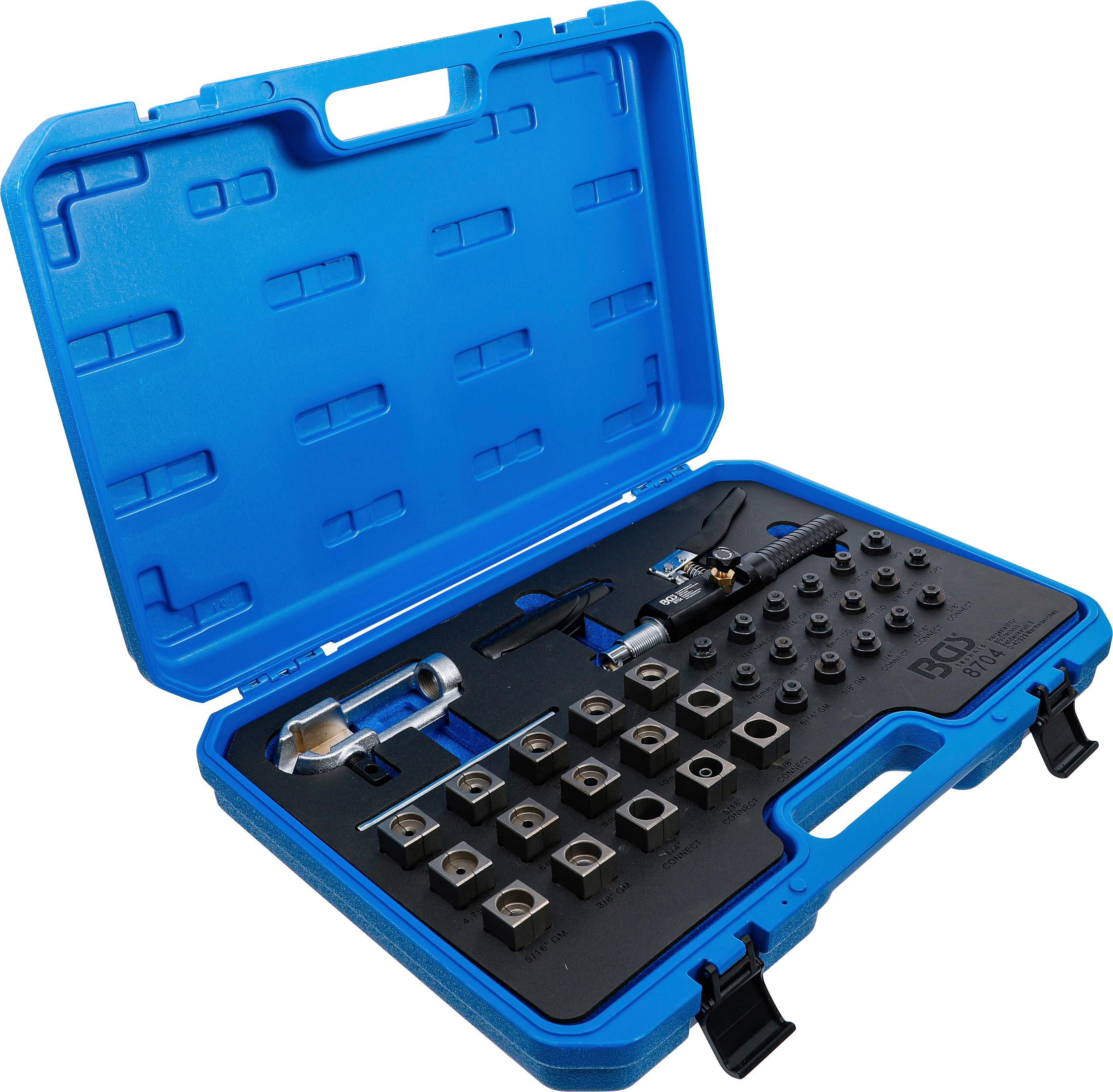 Hydraulisches Bördelgerät 8704 - Blau/Schwarz, Basics (53,6/37,2/11,2cm)