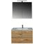 Badezimmer Bergamo - Eichefarben/Weiß, KONVENTIONELL, Keramik/Holzwerkstoff (80/200/46cm) Badezimmer Bergamo - Eichefarben/Weiß, KONVENTIONELL, Keramik/Holzwerkstoff (80/200/46cm)