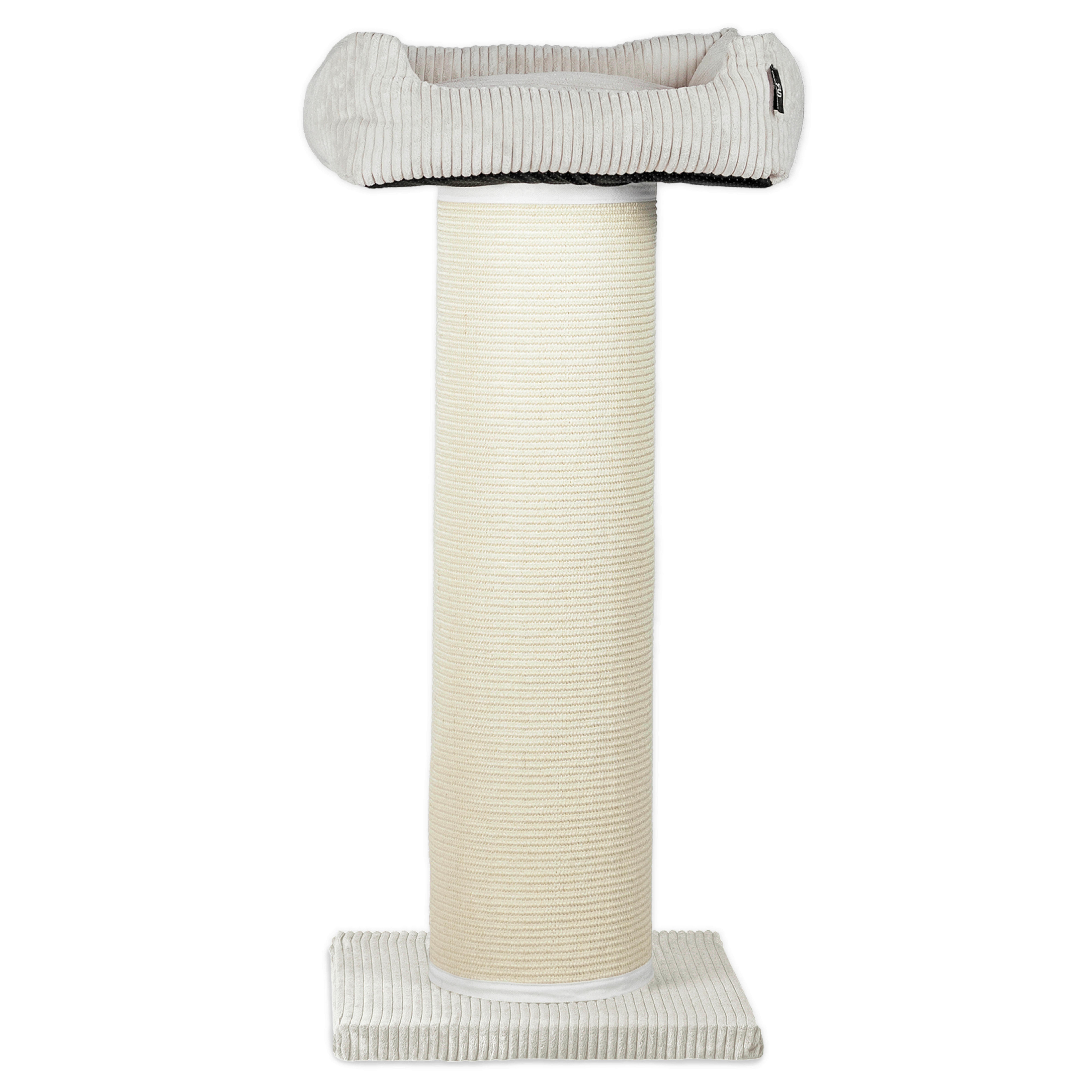 KRATZBAUM CORD BEIGE - Beige, Basics, Naturmaterialien/Holzwerkstoff (55/45/107cm)