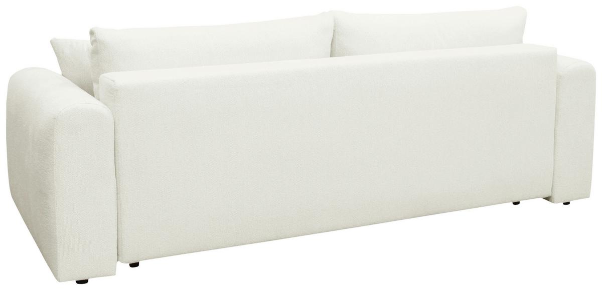 Schlafsofa Supra, Weiß B: 245 Cm - Schwarz/Weiß, Design, Holz/Textil (245/90/117cm) - MID.YOU