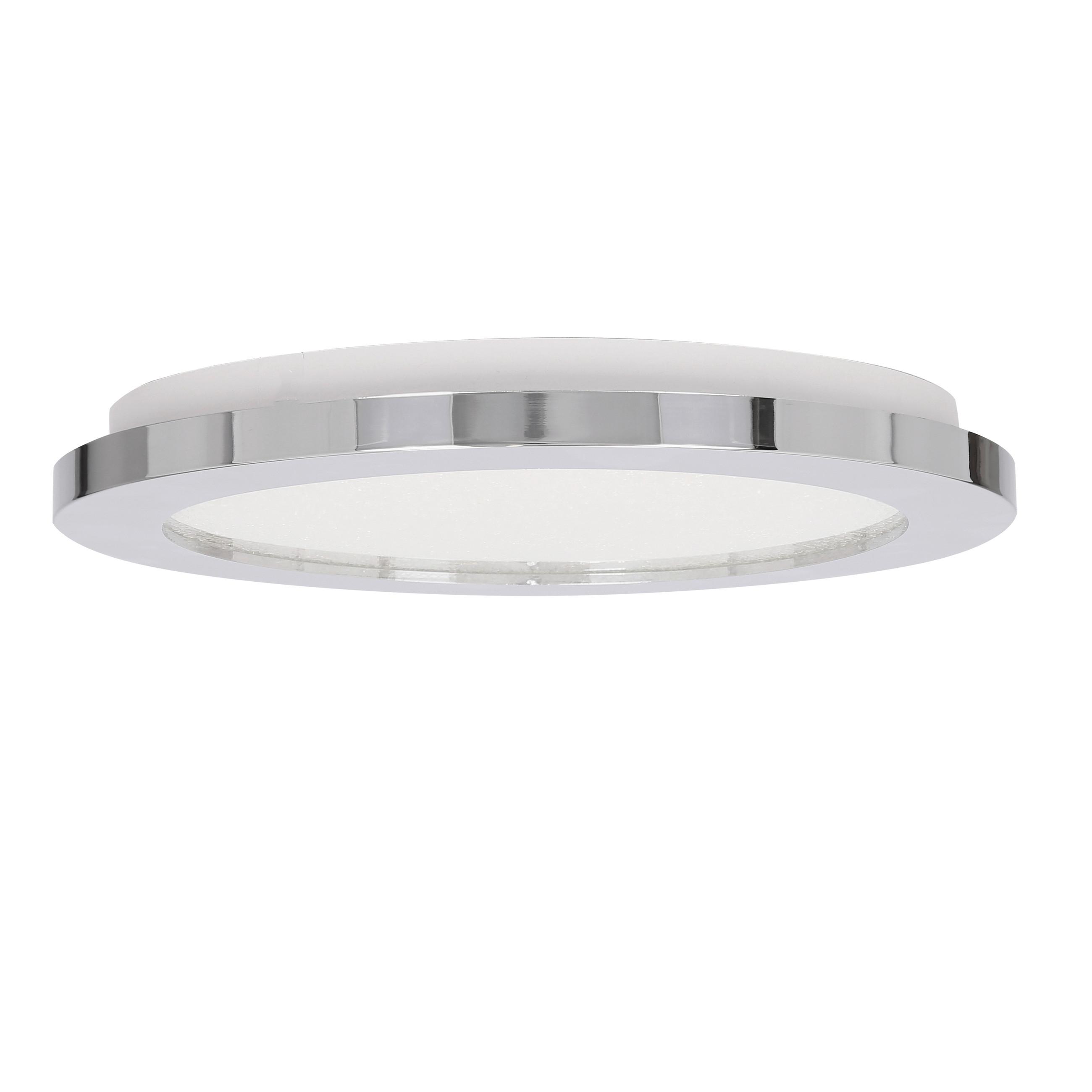 LED-Deckenleuchte 10-67401 Pixel - Chromfarben, KONVENTIONELL, Kunststoff (22.5/22.5/2.7cm)