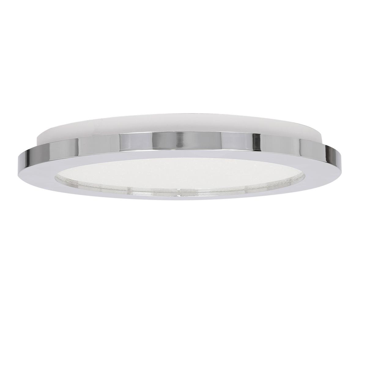 Led-deckenleuchte 10-67401 Pixel - Chromfarben, KONVENTIONELL, Kunststoff (22.5/22.5/2.7cm)