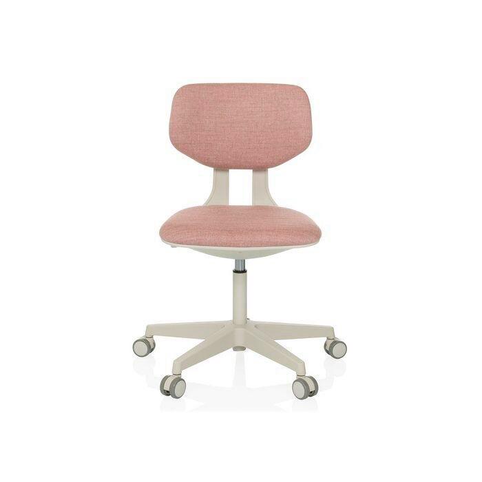 Jugenddrehstuhl Kid Classic Rosa B: 51 cm - Grauweiß/Rosa, MODERN, Kunststoff/Textil (51/72 - 87/51cm) - MID.YOU