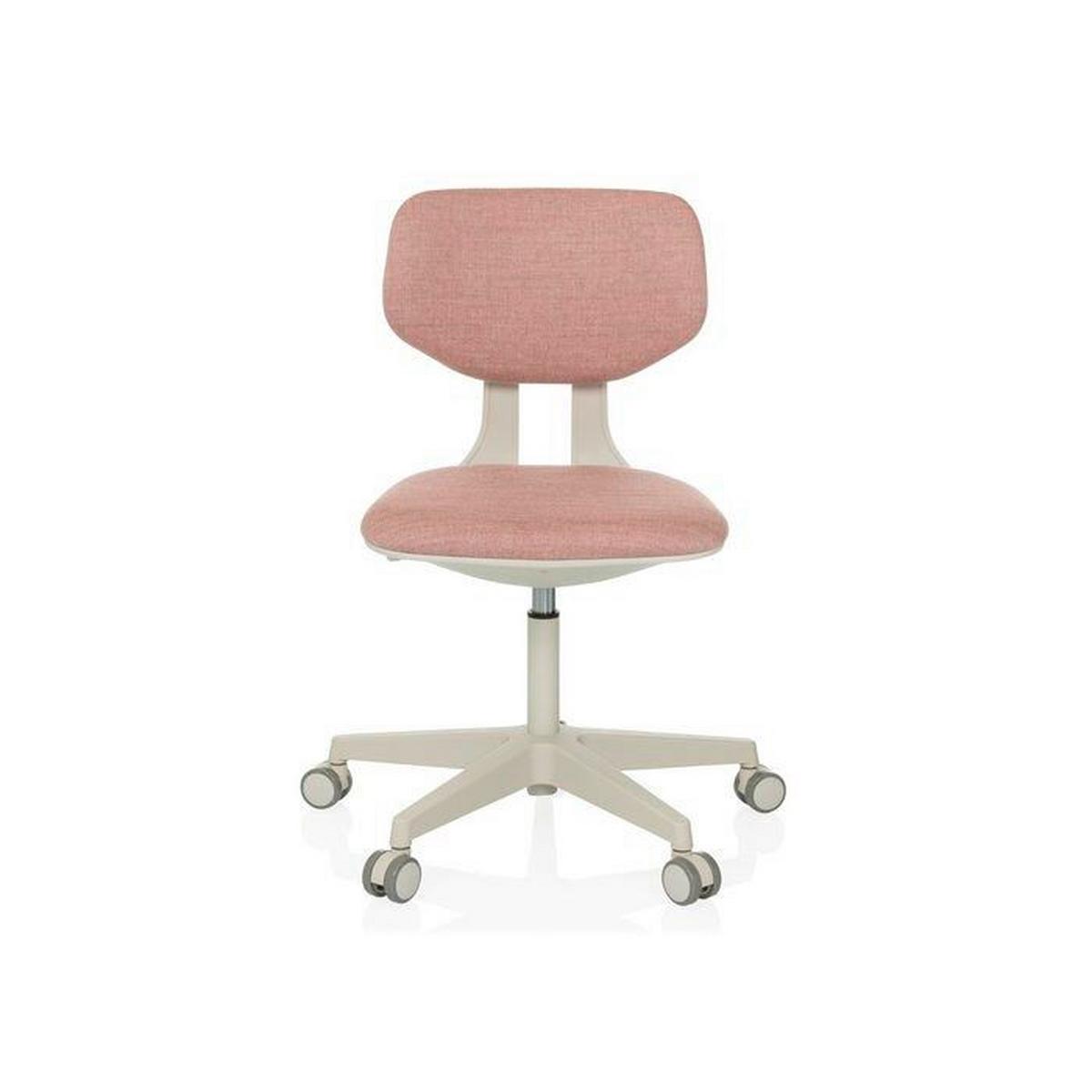 Jugenddrehstuhl Kid Classic Rosa B: 51 cm - Grauweiß/Rosa, MODERN, Kunststoff/Textil (51/72 - 87/51cm) - MID.YOU