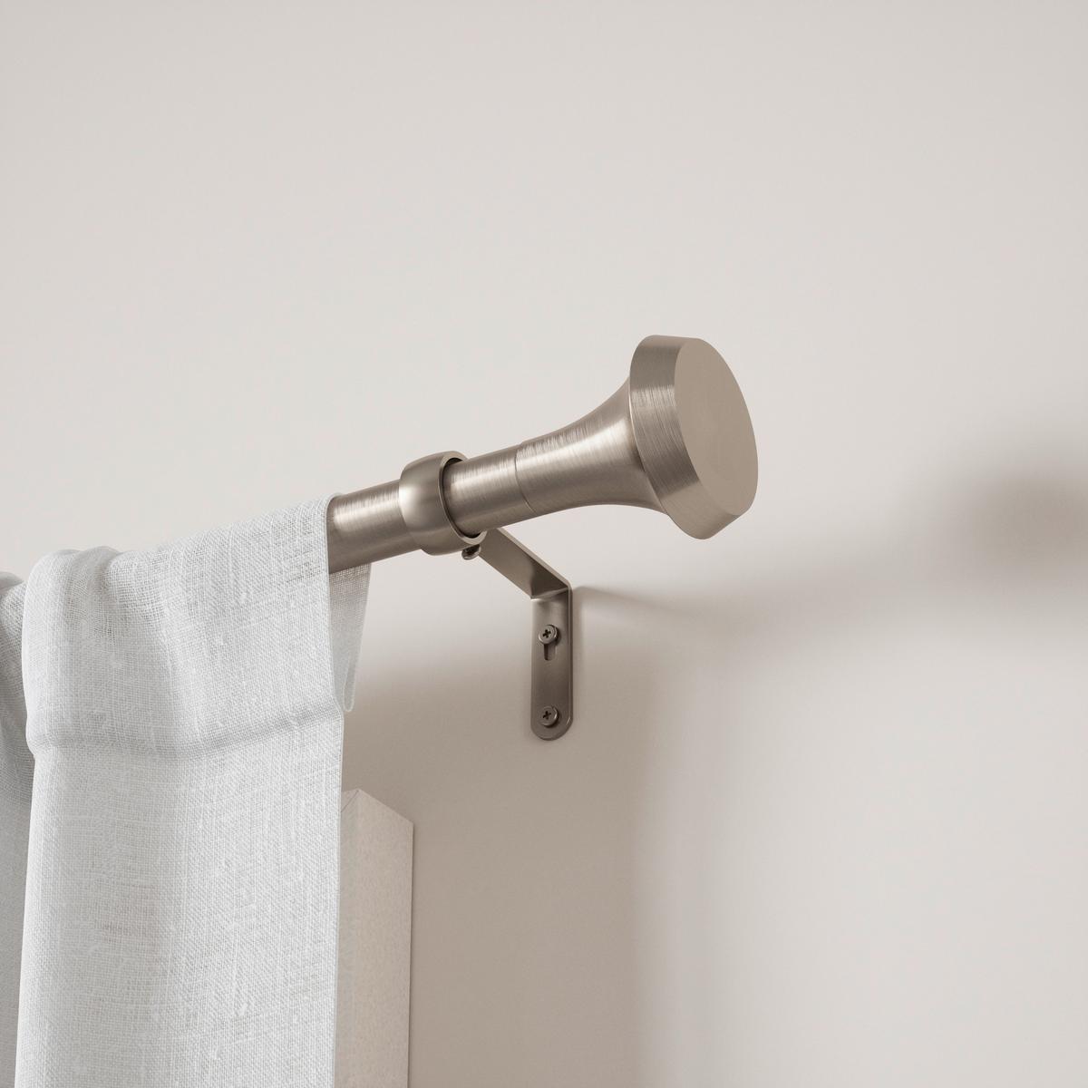 TYČ NA ZÁVĚSY ELLA - barvy niklu, Konvenční, kov (380cm) - Umbra