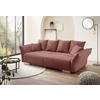Bigsofa Pera, Koralle B: 242 cm - Chromfarben/Koralle, MODERN, Textil (242/71/90/131cm) - Livetastic