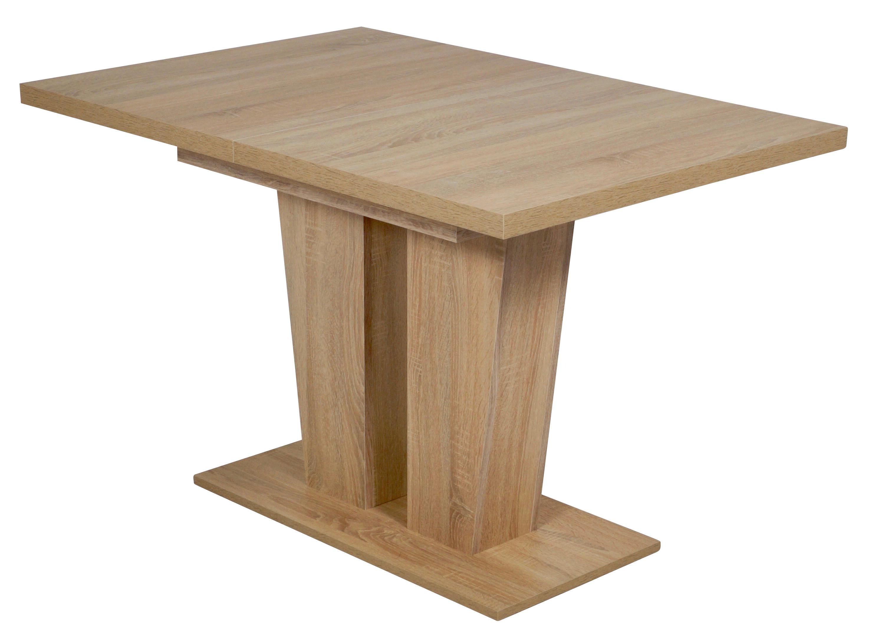 Esstisch Verona Eiche L: 120 cm - Sonoma Eiche, KONVENTIONELL, Holzwerkstoff (120/80/76cm) - MID.YOU