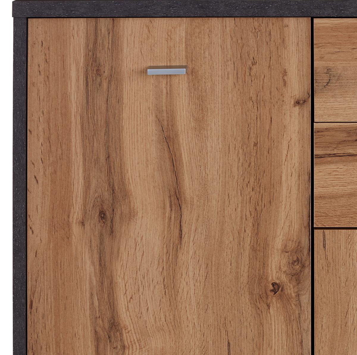 Komód 4-You 74/85 Cm - tölgyfa, Modern, faalapú anyag (74/85,4/34,6cm)