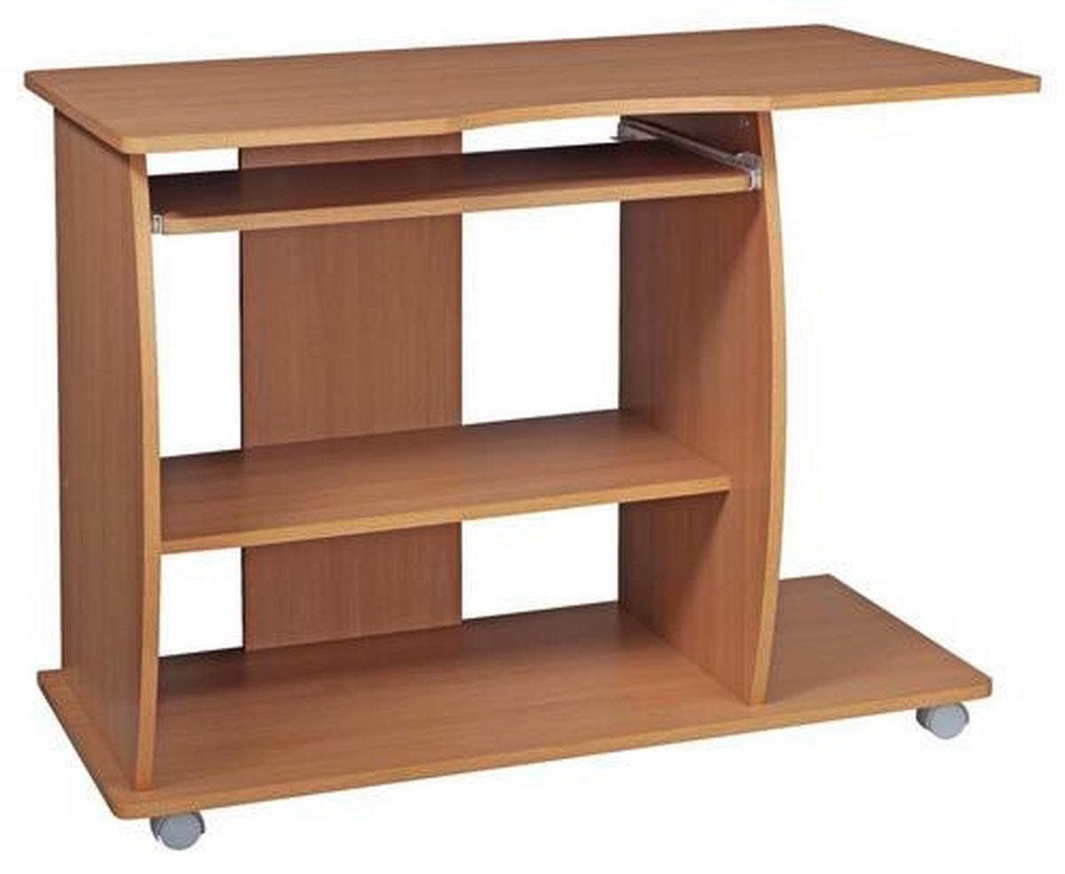 Psací stůl Diana dekor buk - barvy buku, Konvenční, kompozitní dřevo/plast (50/90/71cm) - MID.YOU