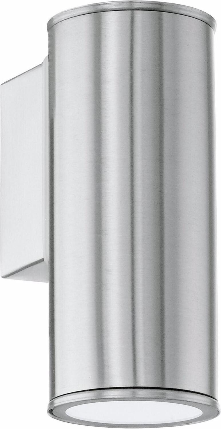 VONKAJŠIE NÁSTENNÉ SVIETIDLO RIGA-C - farba ušľachtilej ocele, Design, kov (9,5/15cm) - Eglo
