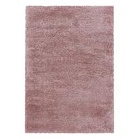 Hochflor Teppich Rosa Fluffy 200x290 cm - Rosa, Basics, Textil (200/290cm)