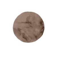 HOCHFLORTEPPICH Rabbit Beige, D: 100 cm - Beige, KONVENTIONELL (100cm) - Kayoom