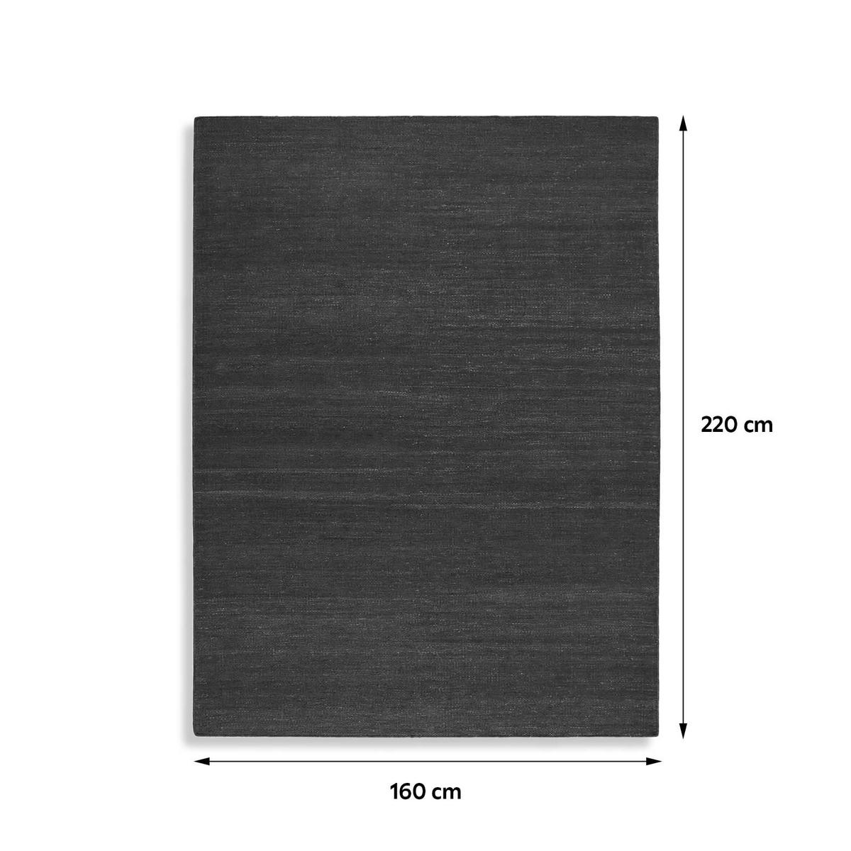 Handwebteppich Bordeaux Baumwoll Rainbow Kelim 160x230 - Bordeaux, Basics, Textil (160/230cm) - Esprit