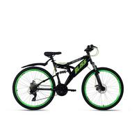 WYLD Mountainbike Fully Bliss schwarz/Grün 26'' - Schwarz, LIFESTYLE, Metall (25/140/60cm)