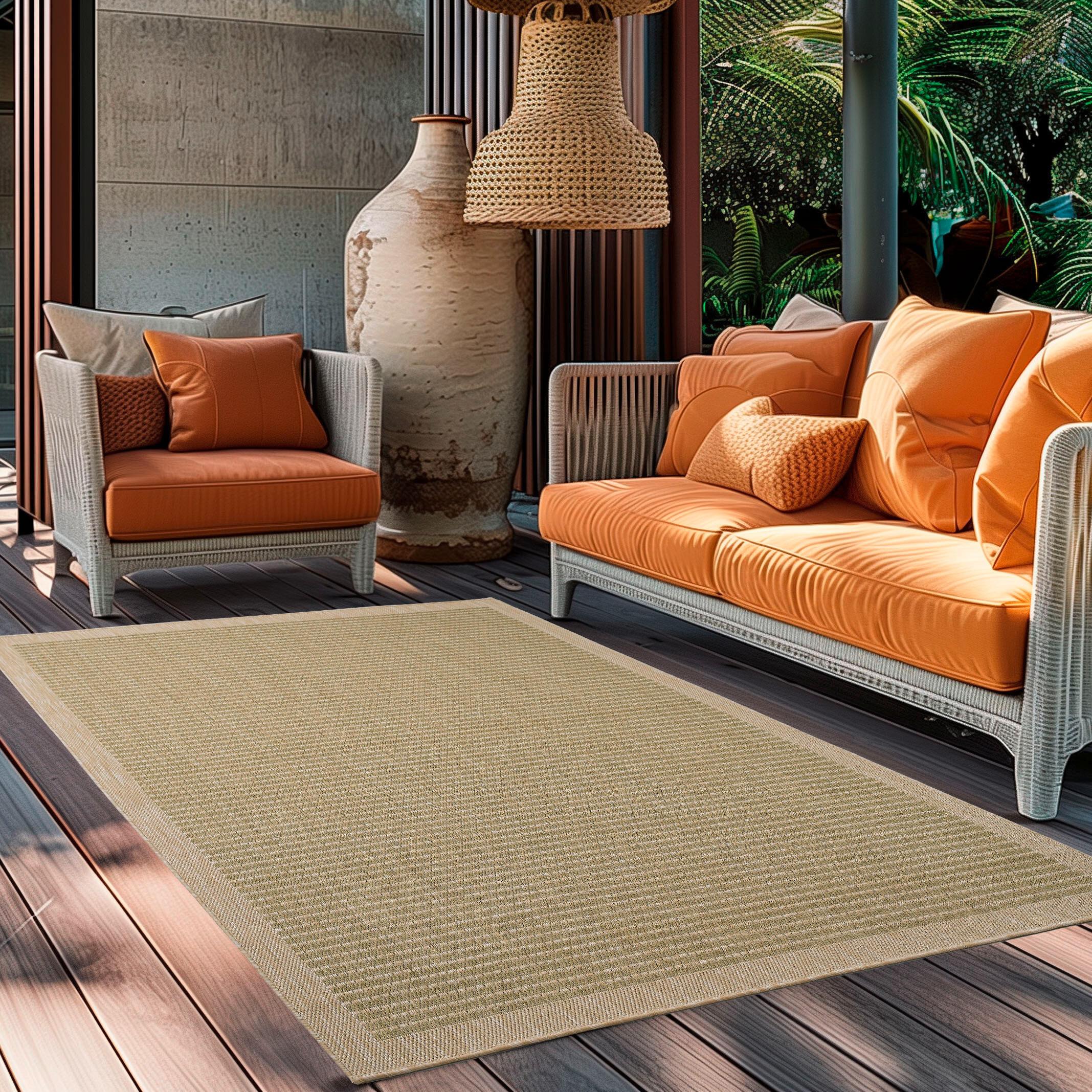 Outdoorteppich Giza 140 X 200 1410 Green - Grün, Basics, Textil (140/200cm) - Novel
