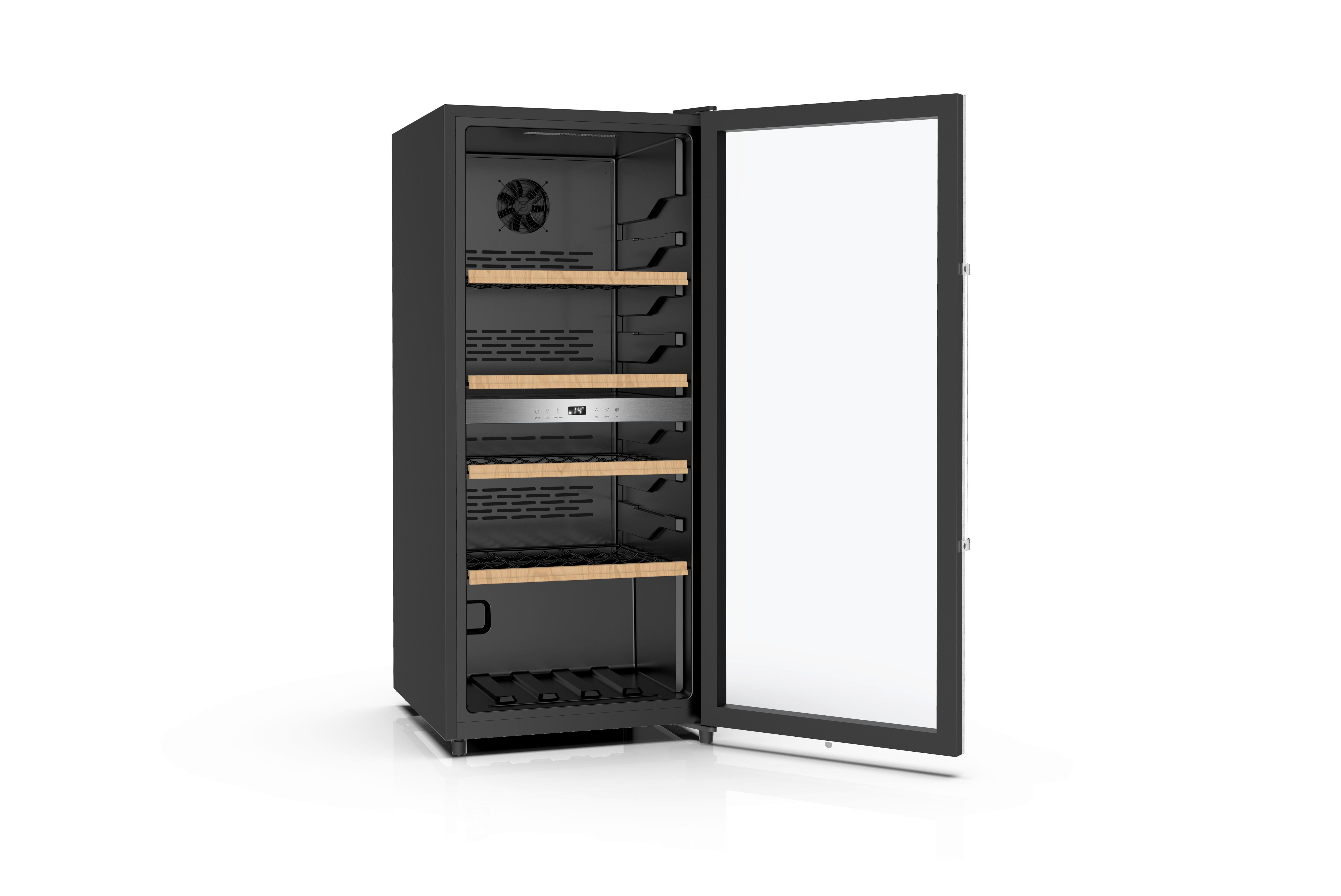 Weinkühlschrank Nabo Ws 2000 - Schwarz, Basics, Metall (54,5/124,5/60cm) - Nabo