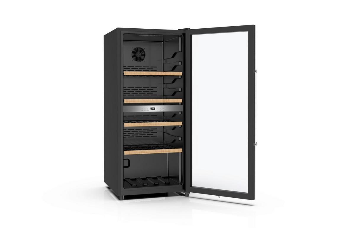 Weinkühlschrank Nabo Ws 2000 - Schwarz, Basics, Metall (54,5/124,5/60cm) - Nabo