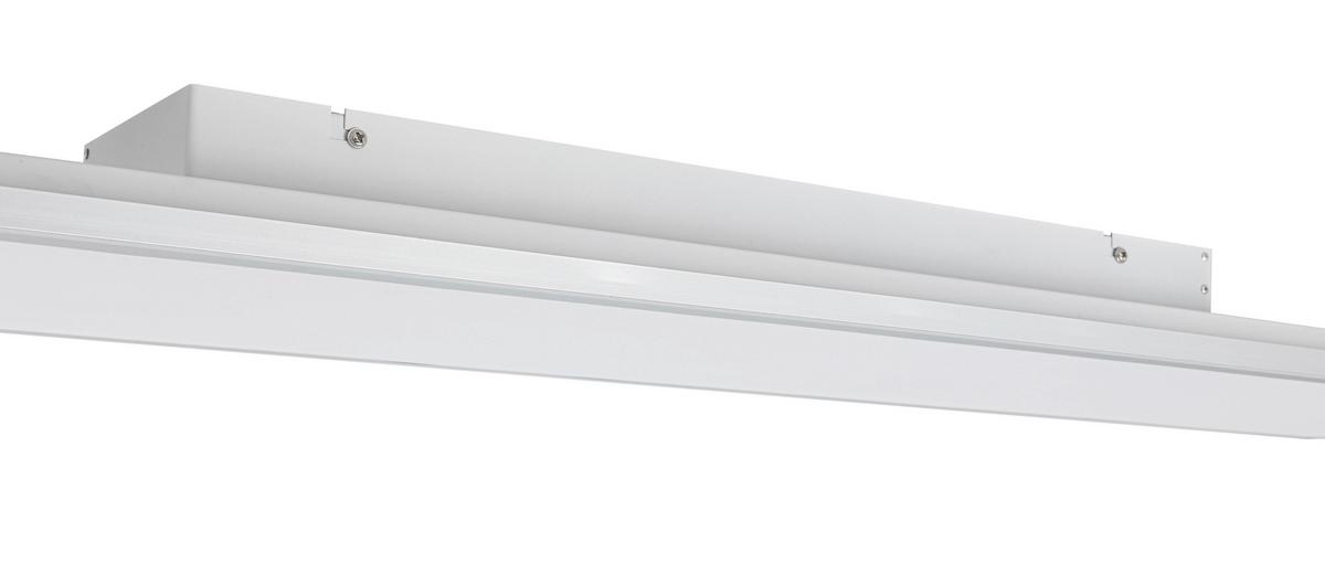 STROPNÍ LED SVÍTIDLO CORNELIUS -AKT- - bílá/barvy stříbra, Moderní, kov/plast (120/30/7,5cm) - Mömax