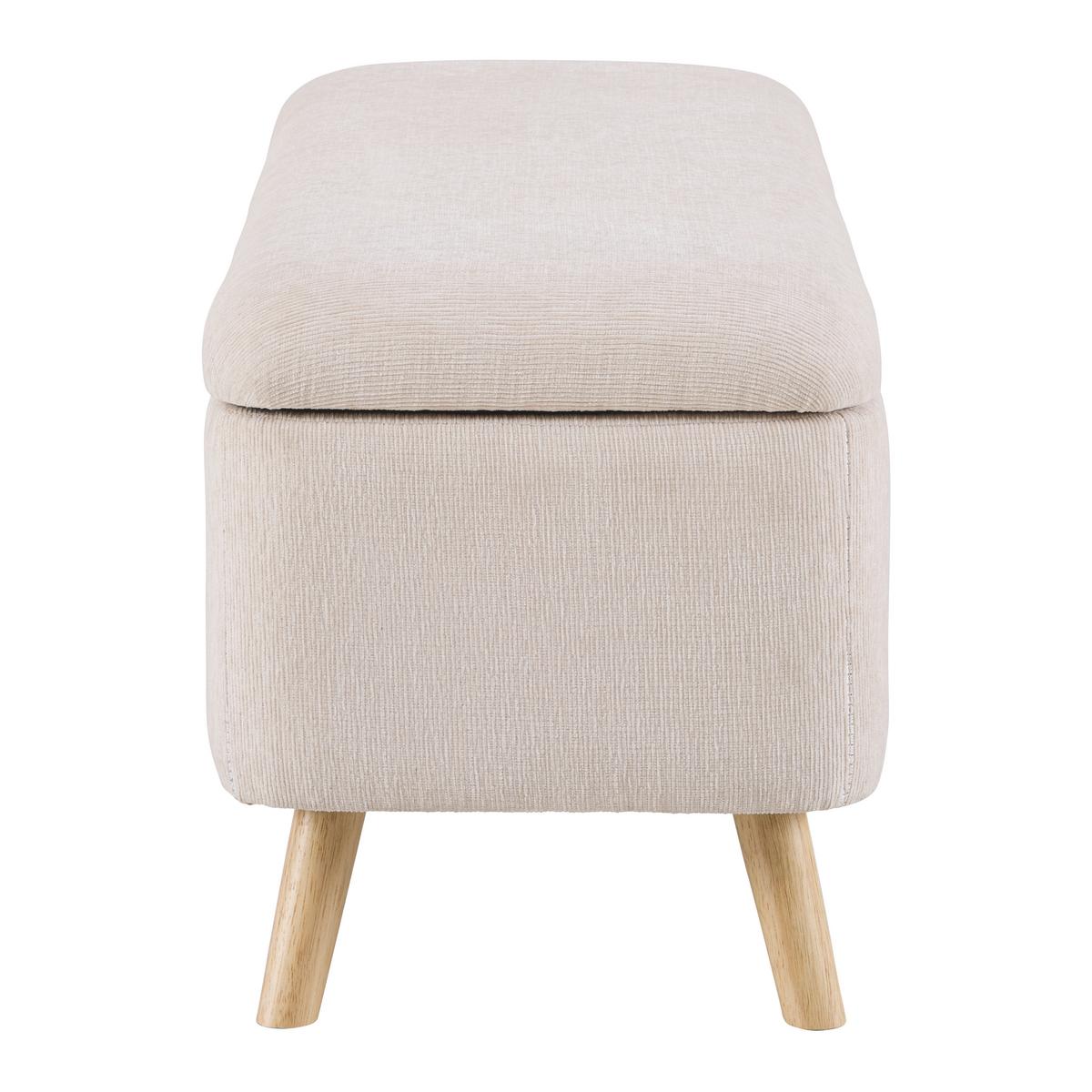 SEDACÍ LAVICE JENSON -EXKLUSIV- - přírodní barvy/béžová, Moderní, dřevo/textil (100/43/40cm) - Mömax