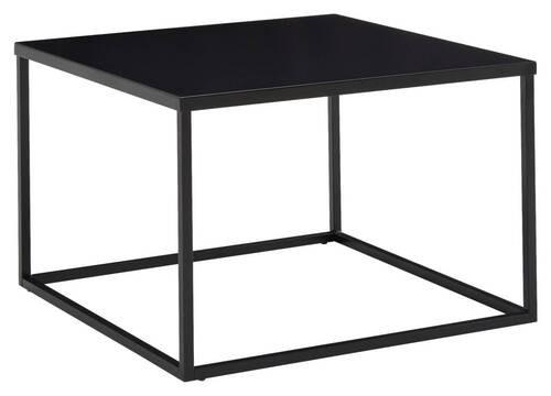 Konferenčný stolík čierny š: 60cm - čierna, Modern, kov (60/60/40cm) - MID.YOU