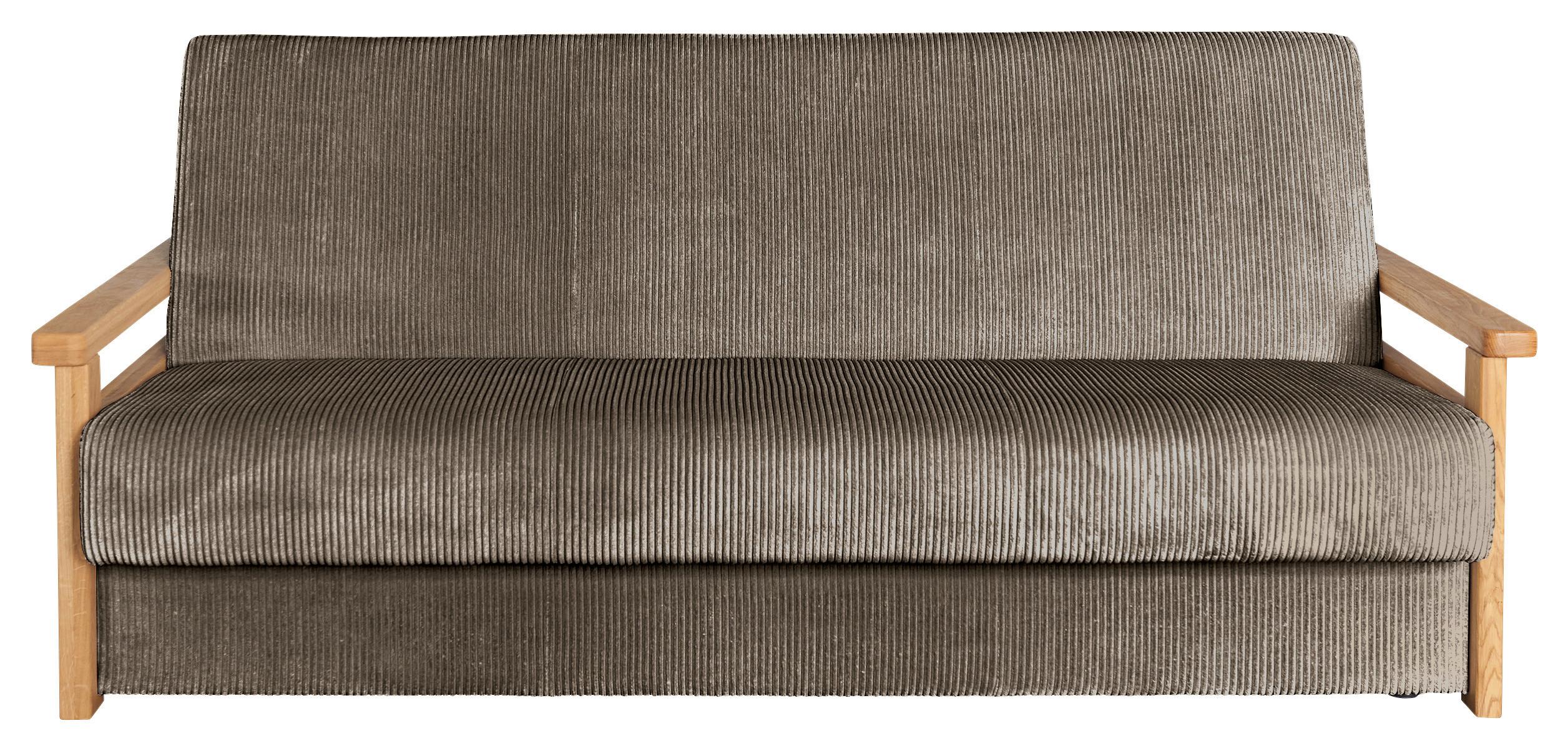 Schlafsofa Malaga Braun B: 220cm