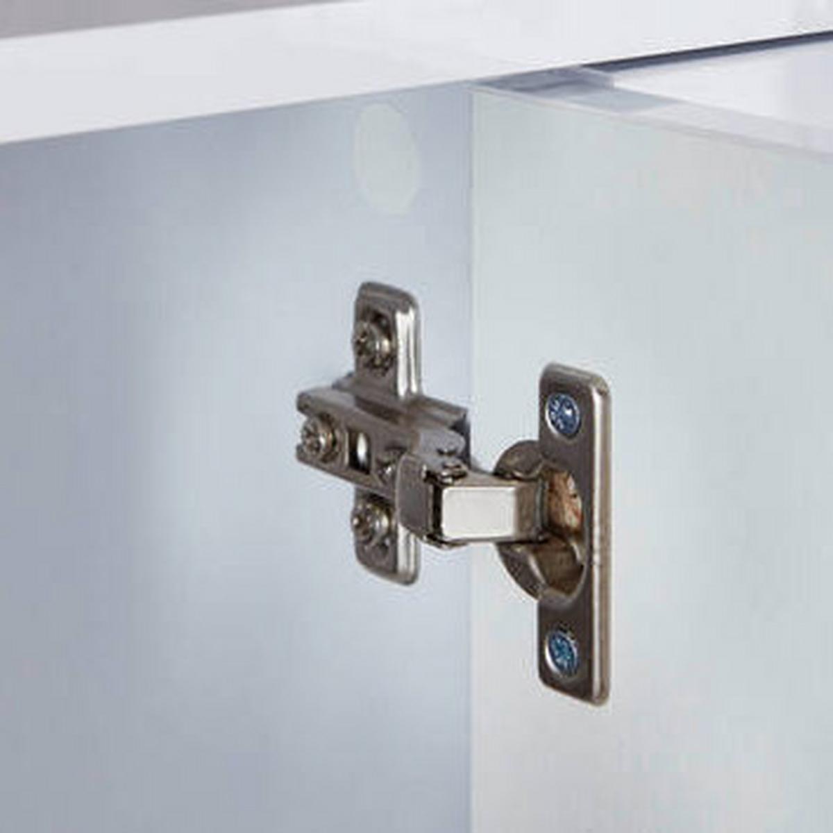 Sideboard Mailand Weiß/ Weiß Hg/eiche Dekor B: 184,5cm - Weiß Hochglanz/Eiche Artisan, MODERN, Holzwerkstoff (184,5/86/33cm) - MID.YOU