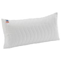 Kopfpolster Jette Weiss 40x80 - Weiß, Basics, Textil (40/80cm) - Irisette