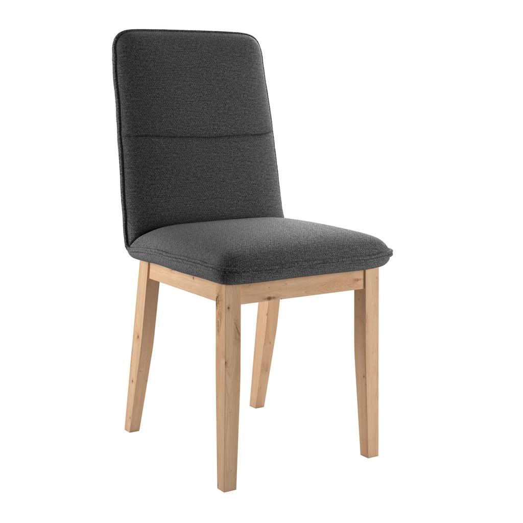 Vierfußstuhl Beluna Ii Webstoff Anthrazit, B: 47cm