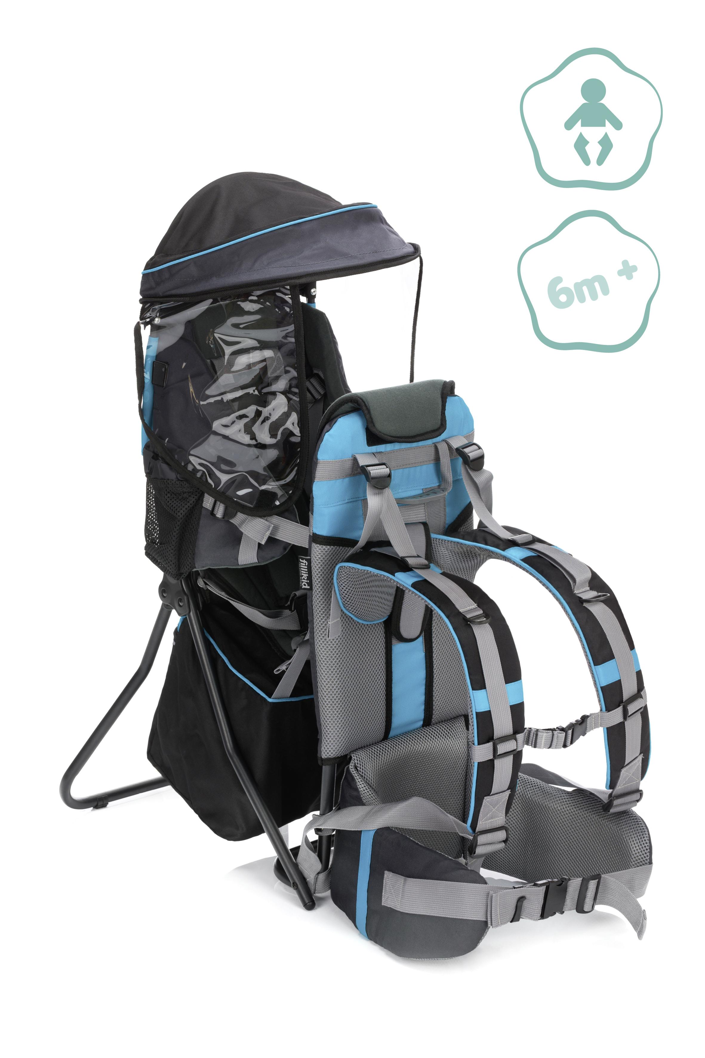 Babytrage Rücken Back Carrier Explorer Bis 18 Kg - Grün, Basics, Kunststoff/Metall (33/77/88,5cm) - Fillikid
