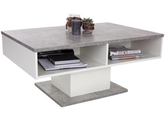 Konferenčný Stolík Ibiza - biela/svetlosivá, Moderný, kompozitné drevo (115/47/65cm) Konferenčný Stolík Ibiza - biela/svetlosivá, Moderný, kompozitné drevo (115/47/65cm)