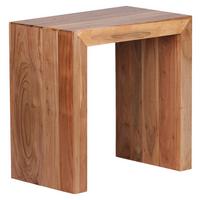 Beistelltisch Massivholz Mumbai, Akazie - Akaziefarben, Design, Holz (60/35/60cm) - MID.YOU