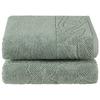 Handtuchset Lucia 2er Pack - Mintgrün, ROMANTIK / LANDHAUS, Textil (50/90cm) - James Wood