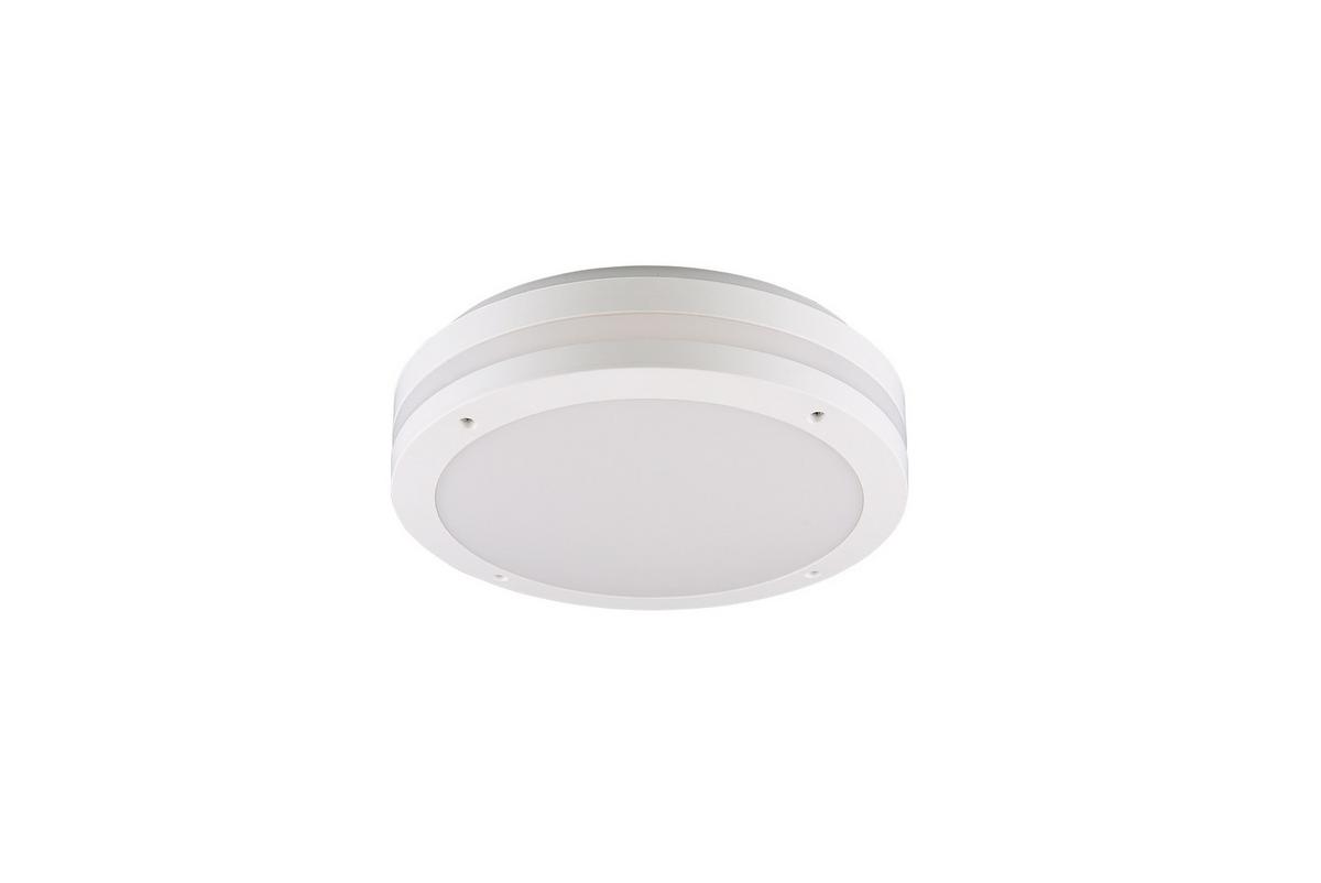 Led Außenleuchte Kendal 12 W Kunststoff, Wandmontage - Weiß, KONVENTIONELL, Kunststoff (30/9cm)