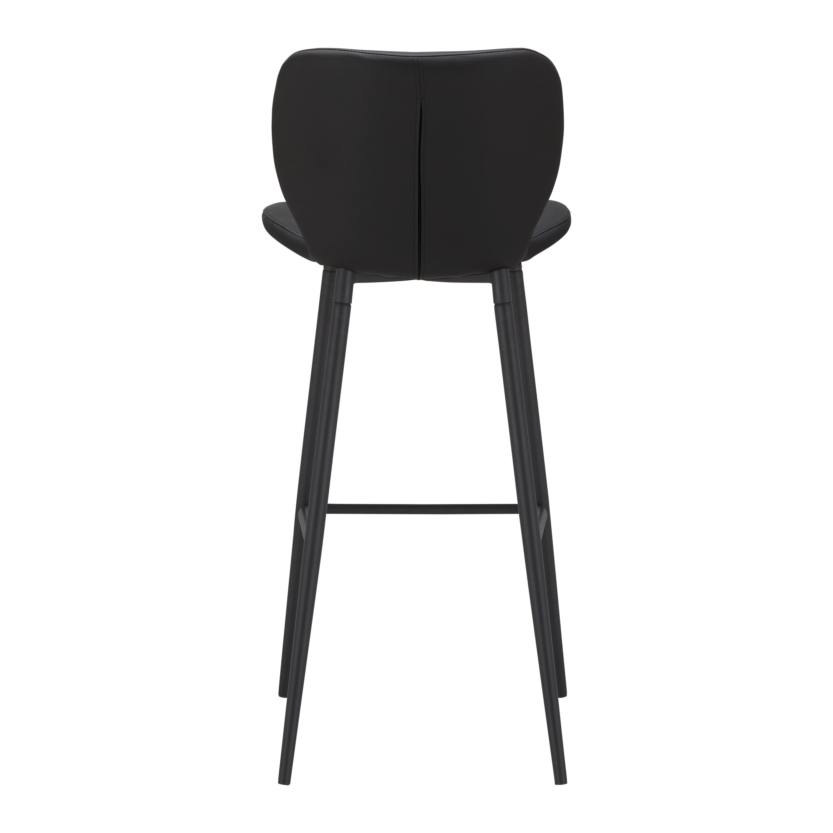 Barová Židle Iery - Černá - černá, Moderní, kov/dřevo (46/111/49cm) - P & B