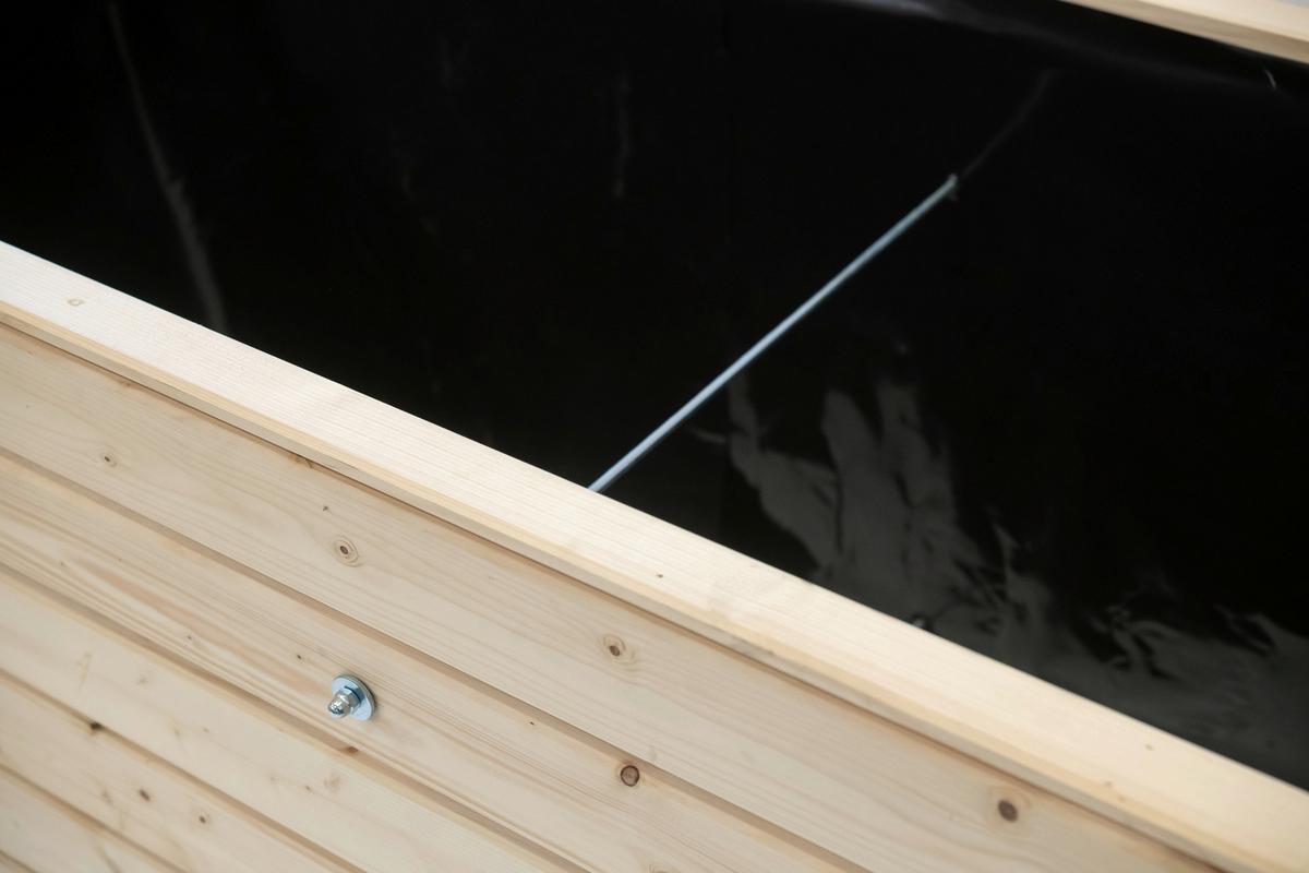 Hochbeet Holz Hochbeet Fichte XL - Fichtefarben, Basics, Holz (70/90/170cm)