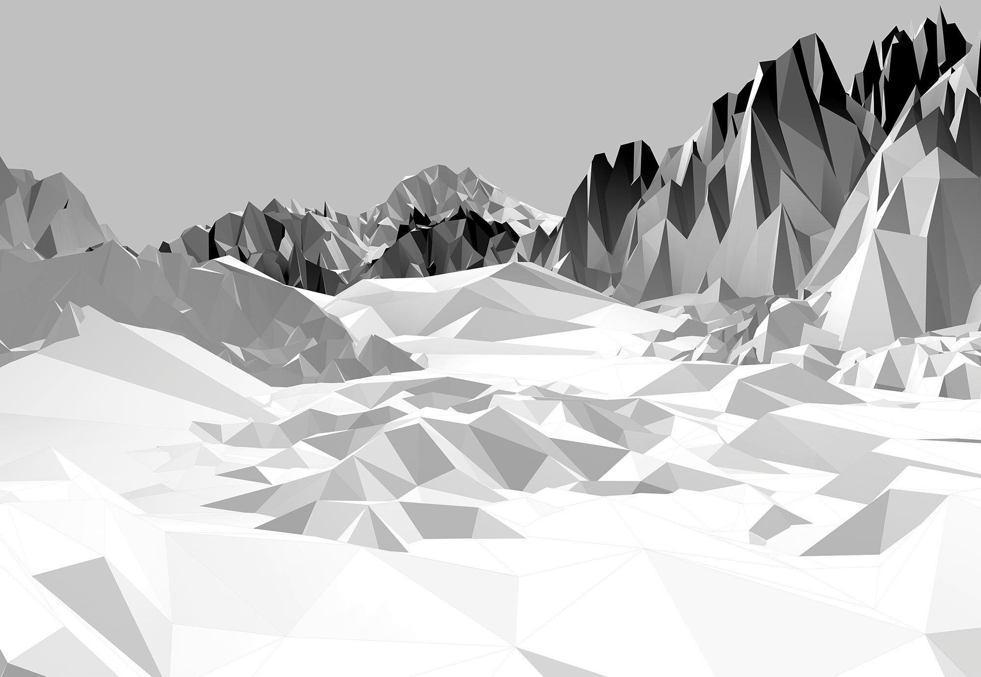 Fototapete Icefields - Design, Papier (368/254cm)