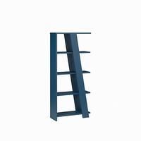 REGÁL NATTA - tmavomodrá, Modern, kompozitné drevo (72/161/29,6cm)