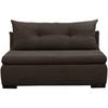 Schlafsofa mit Bettkasten Yellow B: 154 cm Cord Braun - Schwarz/Braun, Design, Textil (154/93/85cm) - MID.YOU